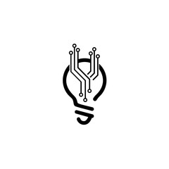 Obraz premium PrintThe light bulb is full of ideas And creative thinking. quality graphic design element. Modern sign.
