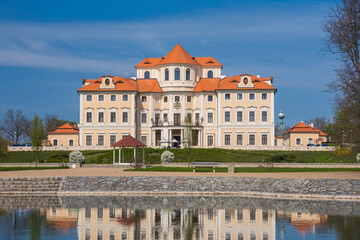 Czech chateau in Liblice near Melnik city in central Bohemia.