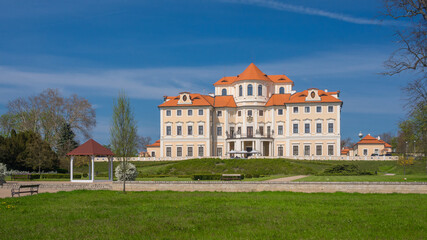 Fototapeta na wymiar Liblice chateau in Czech republic near Melnik and Prague city.