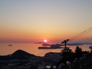 Sunset in Dubrovnik
