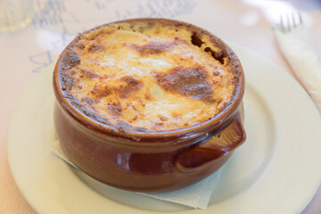 Pastitsio typical Greek dish