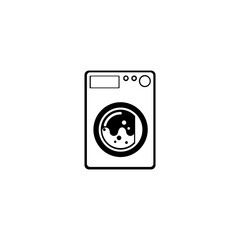 Laundry logo vector icon template. Emblem design on white background.