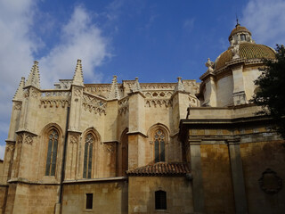 UNESCO World Heritage. Gothic lateral chapel apses of the Cathedral of Tarragona. (14th century). Catalonia. Spain.