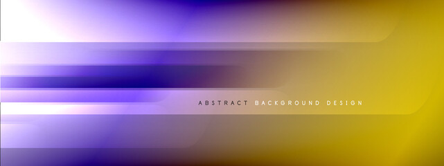 Motion concept neon shiny lines on liquid color gradients abstract backgrounds. Dynamic shadows and lights templates for text