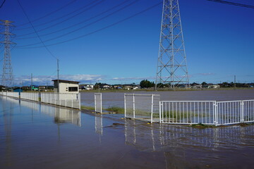 power station on the river