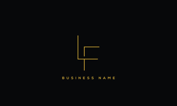 Minimal modern line art letter FL logo. This logo icon incorporate with two letter F and L in the creative way.