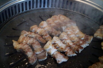 Korea, Busan, pork belly, bacon, Haeundae