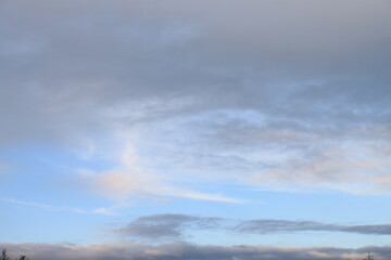 Obraz premium clouds covered the entire sky