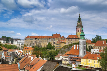 Naklejka na ściany i meble View of Cesky Krumlov,Czech republic