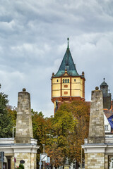 Fototapeta na wymiar Water tower Straubing, Germany