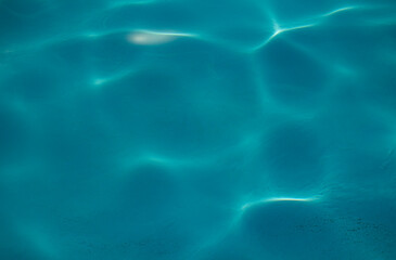 Blue water. Light blue water background