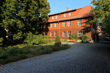 Das Äbtissinnenhaus von Kloster Drübeck. Sachsen-Anhalt, Deutschland, Europa