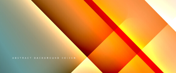 Fluid gradients with dynamic diagonal lines abstract background. Bright colors with dynamic light and shadow effects. Vector wallpaper or poster