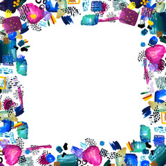 Hand drawn border and place for your text.