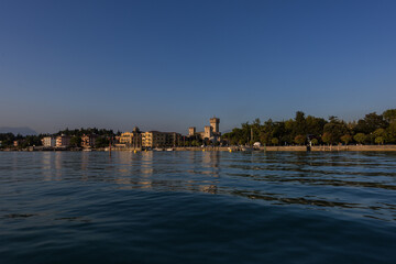 Sirmione,lago di garda, lago , tramonto 