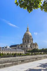 Fototapeta na wymiar Chapel of Saint-Louis-des-Invalides (1679) in Paris. Les Invalides - museum relating to military history of France.