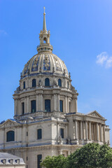 Fototapeta premium Chapel of Saint-Louis-des-Invalides (1679) in Paris. Les Invalides - museum relating to military history of France.