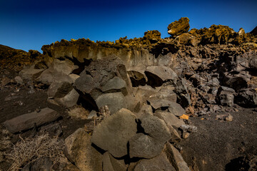 Obraz premium Zonas Volcánicas del Parque Timanfaya de Lanzarote