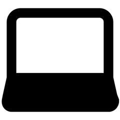 
Editable filled vector design of laptop icon
