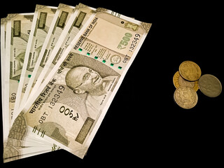 Indian latest currency demonstration.