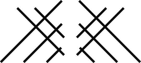 black and white fence