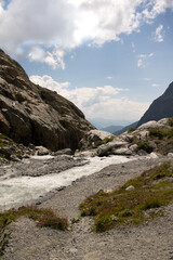 Hiking in the French alps 