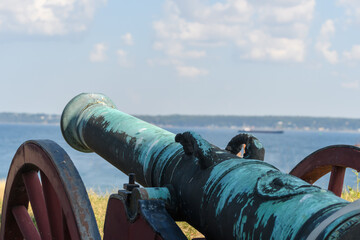 Kanonen am Schloß Kronborg in Dänemark,Helsingör