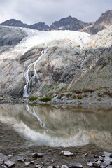 hiking in the French alps 