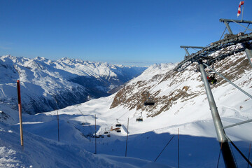 Hochgurgl Obergurgl Otztal Ski resort in the Western Tyrol Austrian Alps Austria