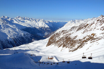 Hochgurgl Obergurgl Otztal Ski resort in the Western Tyrol Austrian Alps Austria