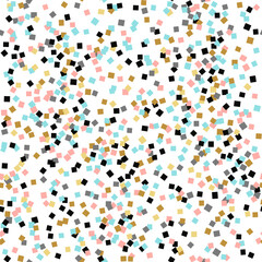 Seamless geometric pattern with geometric shapes
