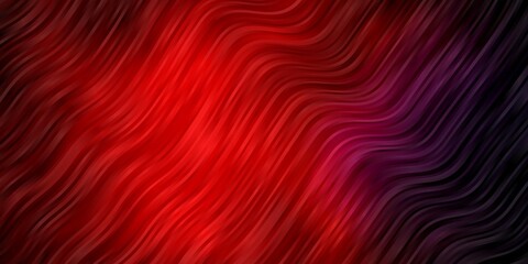Dark Blue, Red vector backdrop with bent lines. Abstract illustration with bandy gradient lines. Template for cellphones.