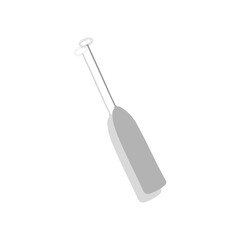 Milk Frother Device. Landing Web Page Header Banner Template Vector. Cartoon Kitchen Electronic Equipment, Utensil Kitchenware, Mixer Machine