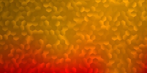 Naklejka premium Light orange vector texture with memphis shapes.