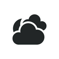 Cloudy night icon