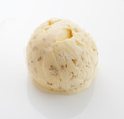 A scoop of ice cream