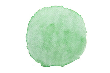 Hand painted green watercolor shades background.