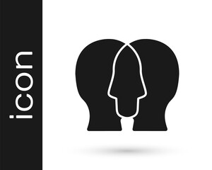 Grey Project team base icon isolated on white background. Business analysis and planning, consulting, team work, project management. Developers. Vector.