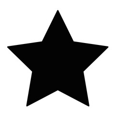 black star vector icon