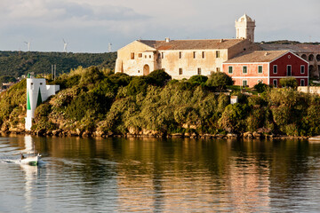 Fototapeta premium Illa del Rei. Puerto de Maó.Menorca.Balearic islands.Spain.