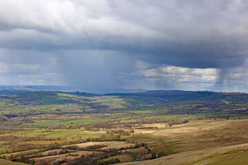 Black mountains in Wales	