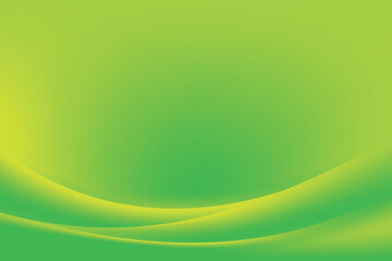 Abstract Smooth Natural Green Wavy Background Design Template Vector, Blurry Green Mesh Gradient Background with Copy Space for Text