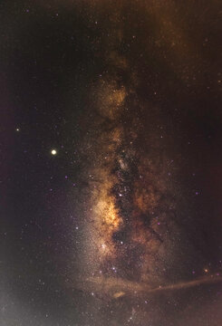 The center of the milky way galaxy © Sai