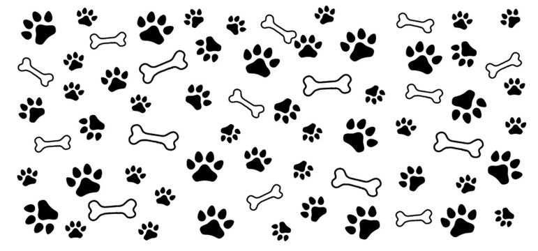 Dog Bone Dog Bones footsteps foot feet hound dog dogs paw woof puppy foot print vector icon footprints fun funny paws silhouette sign signs foot walks walking footmark silhouette steps toy bones print