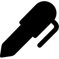 
Ballpoint icon design, vector of writing tool in modern editable style 
