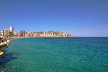 Playa de Levante, Benidorm, España