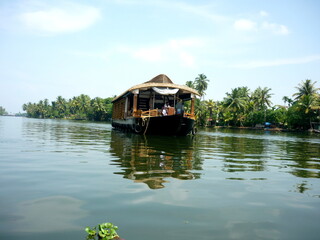 Fototapeta na wymiar Backwaters Kerala