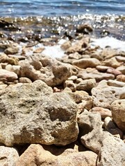 rocks on the beach