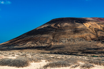 Paisajes de la isla Graciosa de Lanzarote