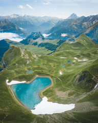 Lake of Montagnon d'Iseye in the French Pyrénées